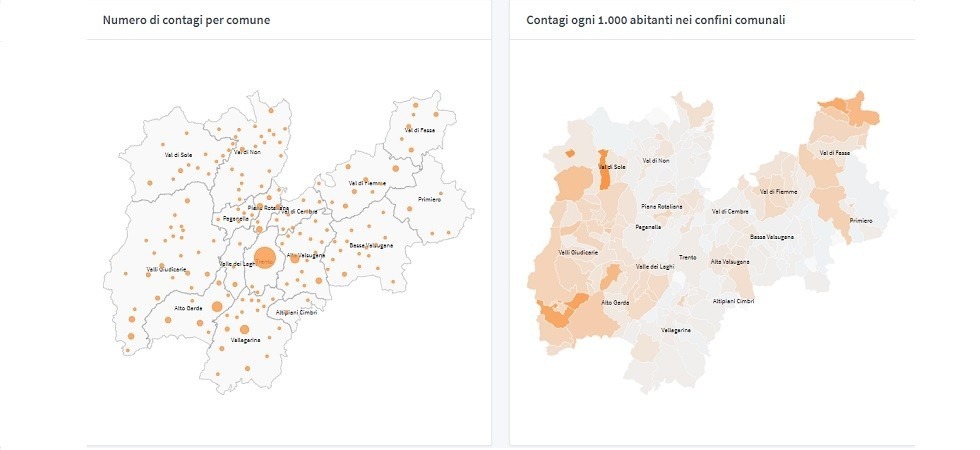 Coronavirus in Trentino, 4 contagi collegati ai focolai